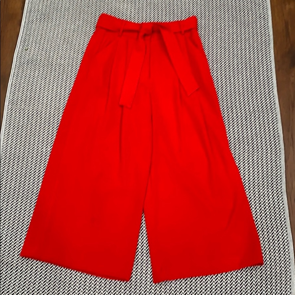 EUC Antonio Melani Crop Wide-leg High-waist Pant